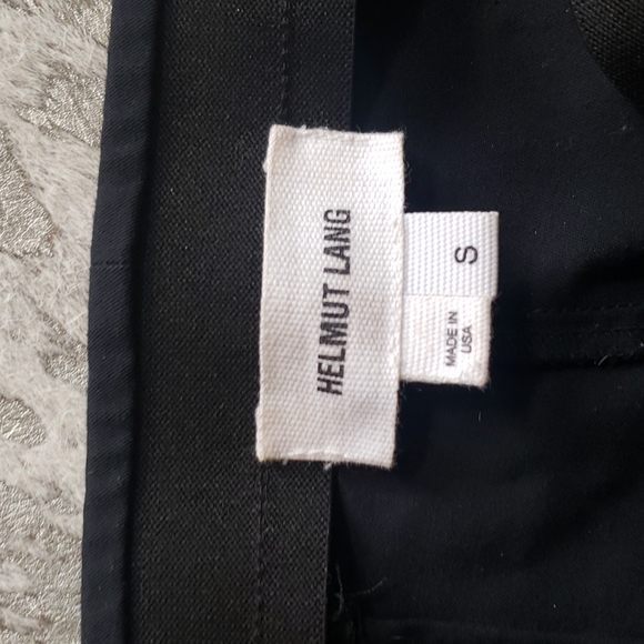 Helmut Lang Pant Leather Contrast Detail SzS - Picture 2 of 8